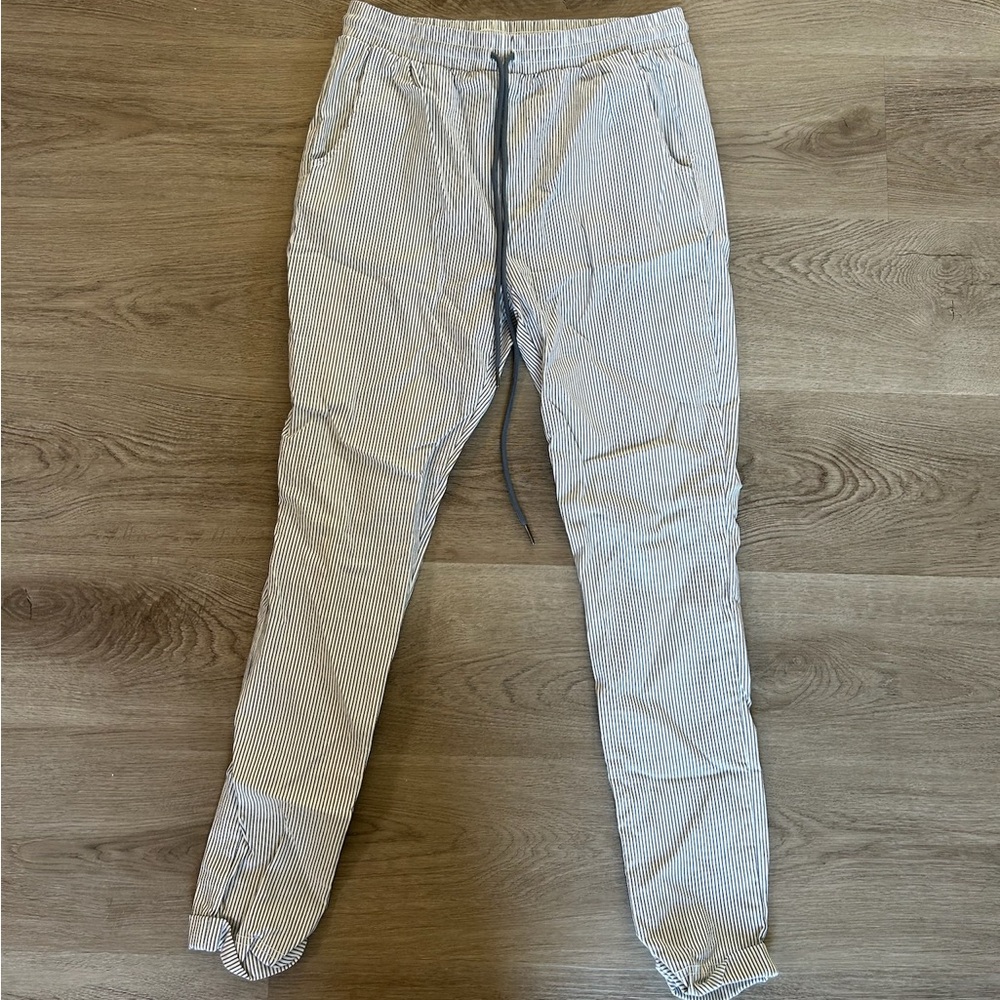 Pinstripe Joggers